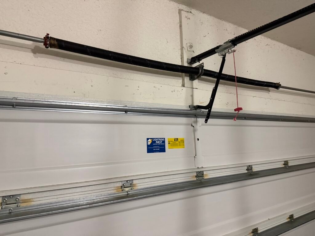garage door springs installed by lightning fast garage door repair