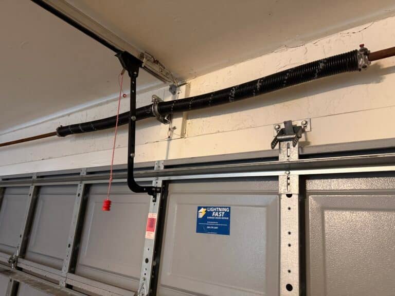 After Garage Door Spring Replacement